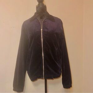 H&M Navy Corduroy Jacket NWOT